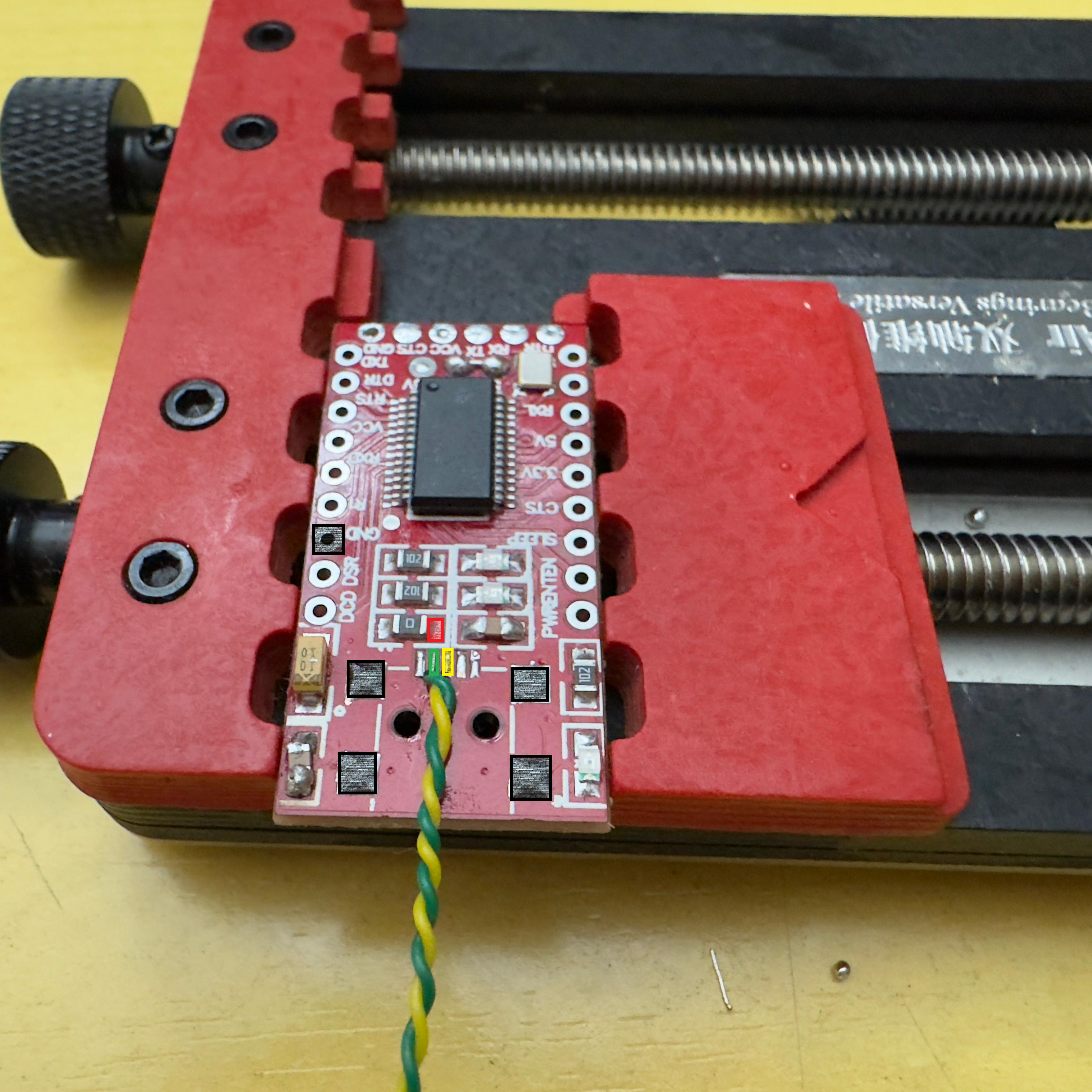 5V/GND/data wires on the FT232RL